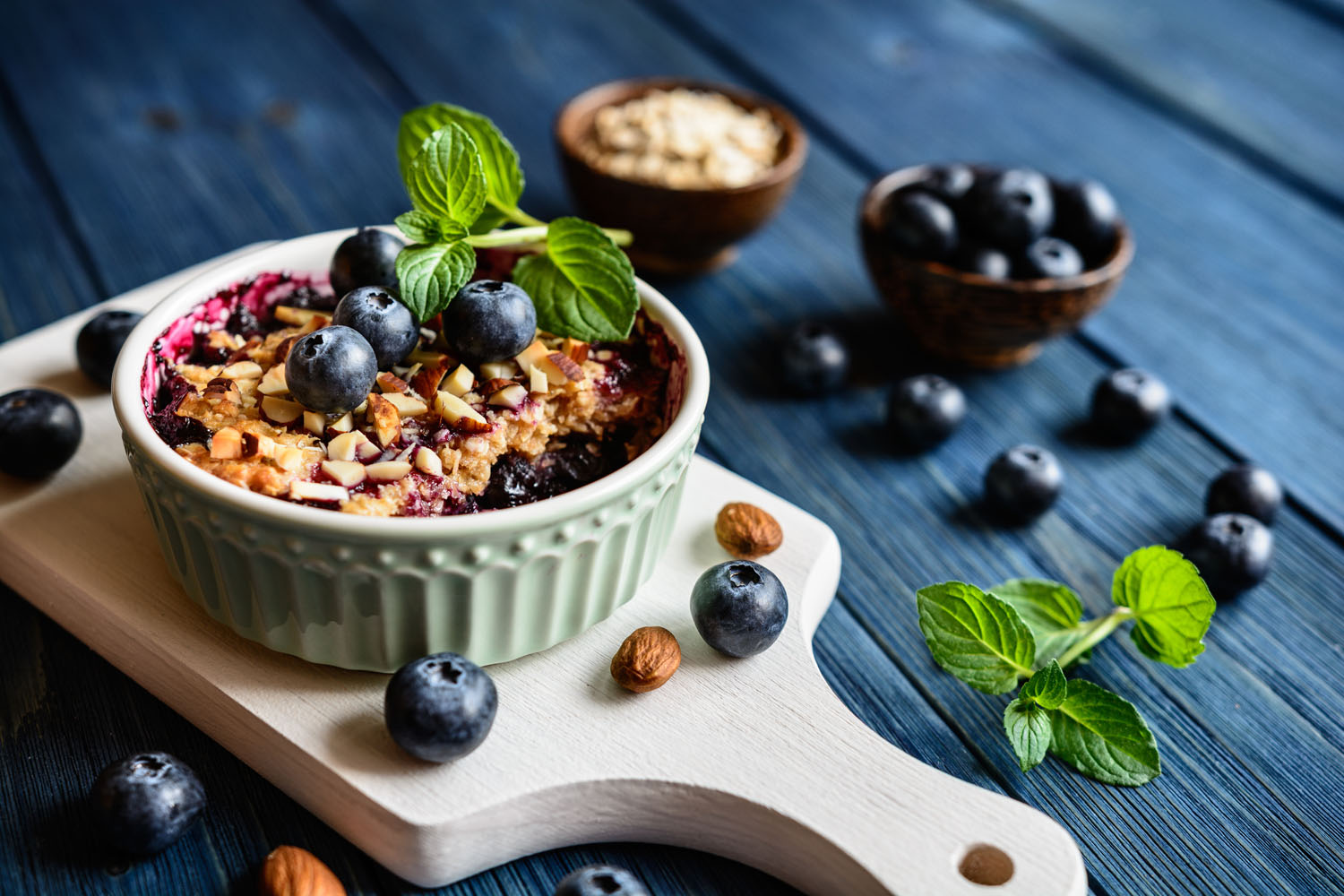 Blueberry Baked Oats